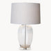 Glass Shaped Lamp with Beige Shade - Product View | Annie Mo's