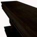 Small Distressed Black Console Table 180cm