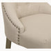 Beige Padded Bar Stool