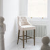 Beige Padded Bar Stool