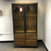 Manhattan Rustic Oak Display Cabinet 170cm x 90cm