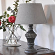 Stonewash Grey Table Lamp 32cm