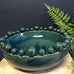 Emmerdale Teal Bowl with Balls on Rim | Annie Mo's