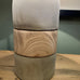 Concrete and Wood Table Lamp with Shade 44cm