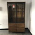 Manhattan Rustic Oak Display Cabinet 170cm x 90cm