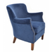 Cromarty Navy Blue Velvet Armchair