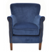 Cromarty Navy Blue Velvet Armchair | Annie Mo's