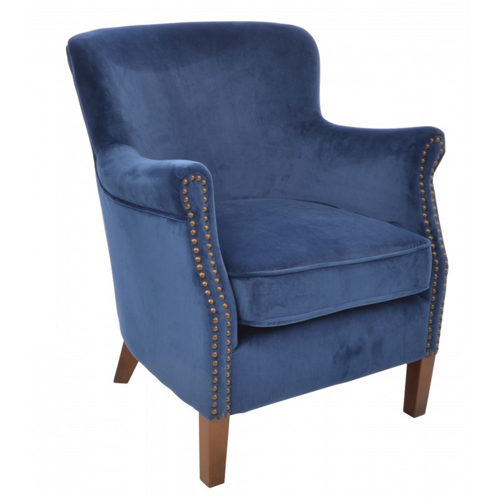 Dune velvet accent deals armchair