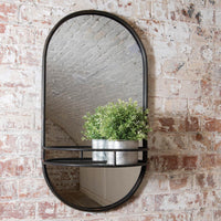 Iron Shelf Mirror 76cm | Annie Mo's