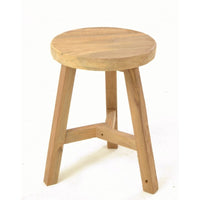 Rustic Country Round Stool 50cm HIgh | Annie Mo's