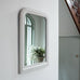 Antiqued White Mirror 92cm | Annie Mo's
