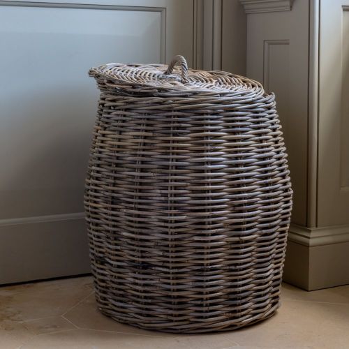 Lidded Laundry Basket Large 66cm | Annie Mo's