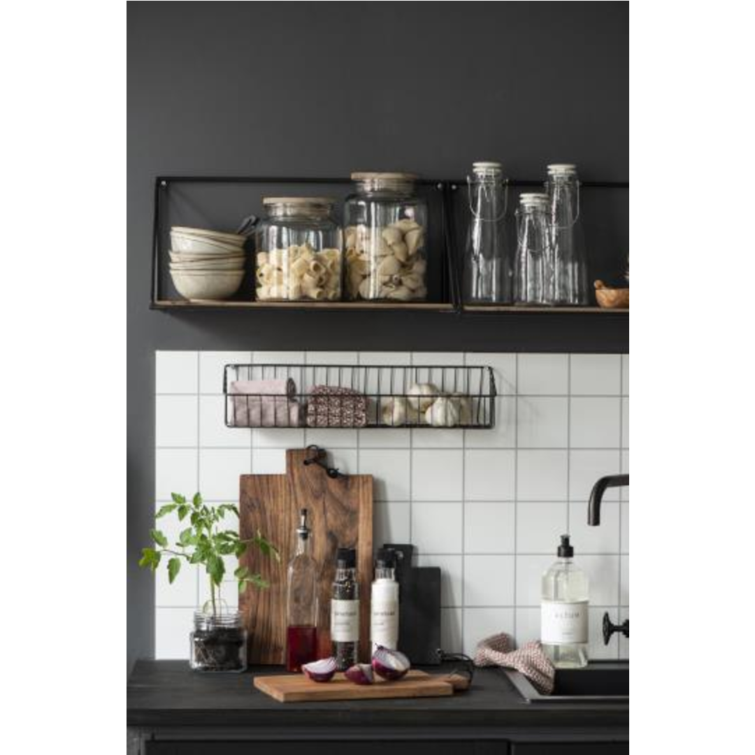 Glass Jars with Wooden Lids