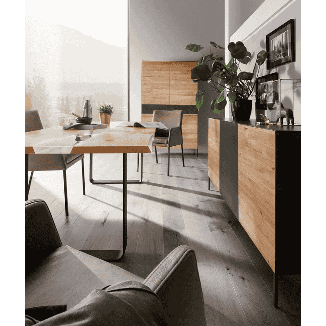 Ortello Highboard with Six Doors