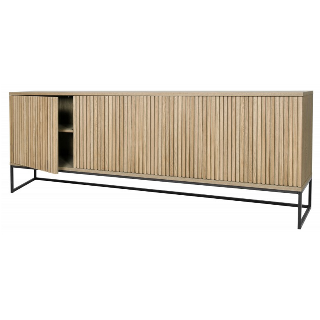 Slatted sideboard deals