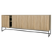 Timo Four Door Sideboard with Slatted Front 90cm High