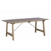 Malta Reclaimed Wood Fixed Top Dining Tables