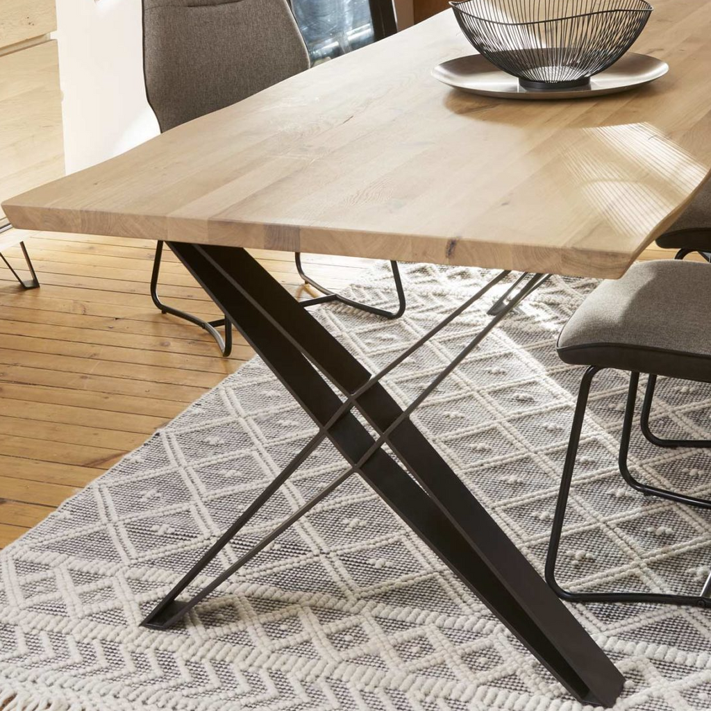 Elements Dining Tables with Cross Legs 90cm Wide | Annie Mo's