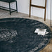 Round Grand Rug - Black and Grey - Different Sizes