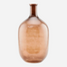 Large Brown Glass Bottle Vase 51cm | Annie Mo's