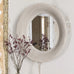 Wilton Grey Round Mirror 70cm