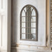 Wilton Natural Arched Window Mirror 130cm