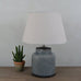 Ceramic Lamp with Cream Shade 42cm